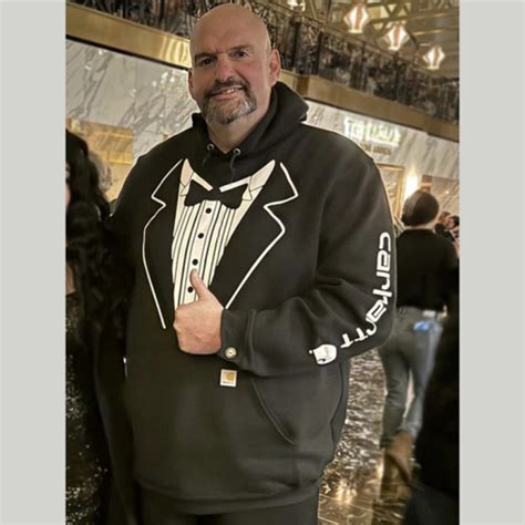 John Fetterman Tuxedo Hoodie - Jacketpop