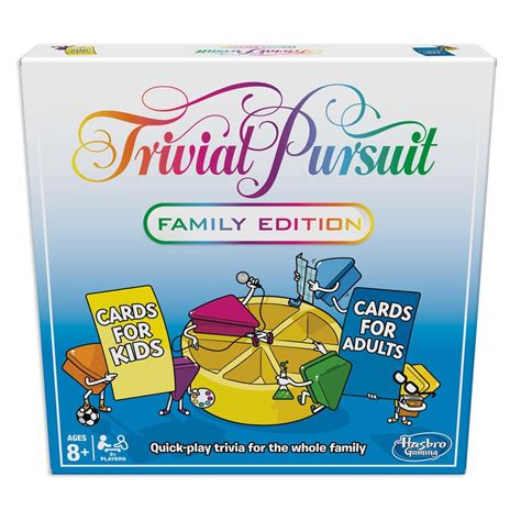 TRIVIAL PURSUIT FAMILY EDITION TRIVIA GAME HBE19212840 - Tates Toys Australia - The Best Toys at ...