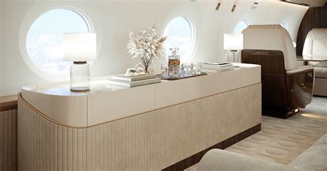 Gulfstream Interior - CGI Render on Behance