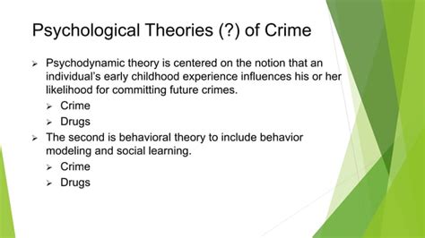 Theories of Criminal Behavior and Rehabilitation Overview