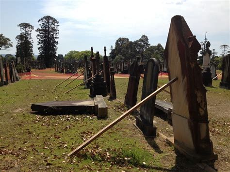 Old graves in Rookwood cemetery, relocated from Town Hall. | Rookwood, Cemetery, Town hall