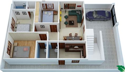 1350 Sq Ft House Plan In India