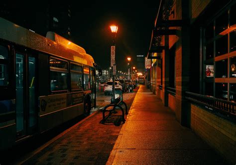 Bus Stop At Night Photos, Download The BEST Free Bus Stop At Night Stock Photos & HD Images