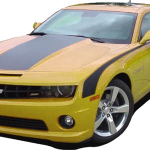 2010 Thru 2015 Camaro Solid Hood Stripe - Stencils And Stripes ...