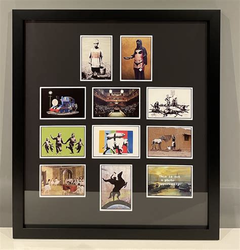 Banksy - 'Complete Set of Original Banksy Vs Bristol Museum Postcards ...