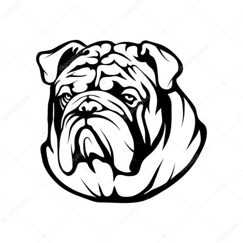 Adorable English Bulldog Logo Images - l2sanpiero