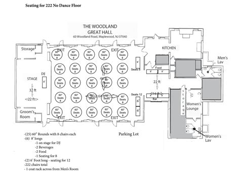 Great Hall Floor Plans — Maplewood Arts & Culture