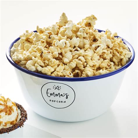 Personalised Star Enamel Popcorn Bowl By Sophia Victoria Joy