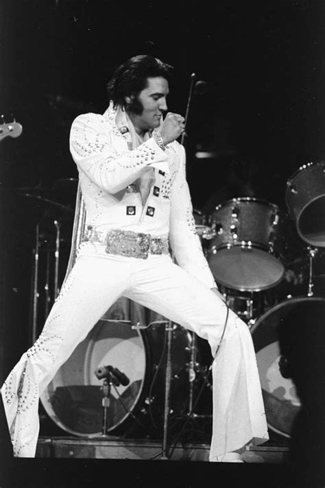 Elvis Presley On Stage During His 1972 by New York Daily News Archive