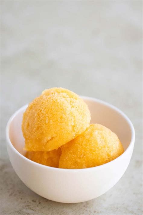 Passion Fruit Sorbet- Food Metamorphosis