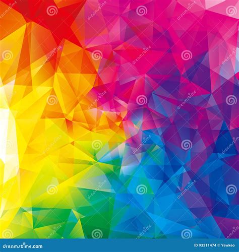 Colorful Abstract Geometric Background Stock Vector - Illustration of ...