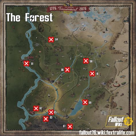 Fallout 76 Forest Treasure Map 1 - Map Pasco County