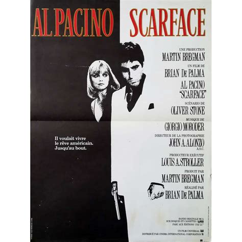 SCARFACE Movie Poster 15x21 in.