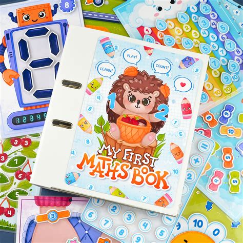 Maths Busy Book Printable Bundle Math Activity Workbook | Etsy