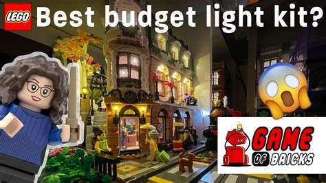 In Depth Review - Game of Bricks Light kit for the LEGO Boutique Hotel - 10297 - YouTube