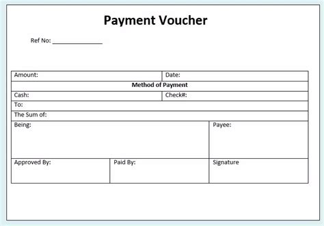 Contoh Payment Voucher - Nehru Memorial