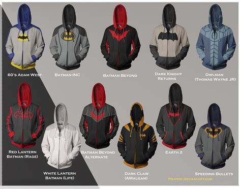 Batman Hoodies! Part !! by prathik on DeviantArt