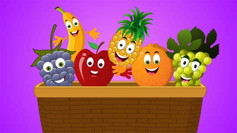 Fruits Song | Nursery Rhyme | Song for Kids & Preschoolers - YouTube