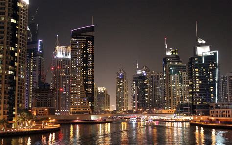 Dubai night cityscape wallpaper | 2560x1600 | #21355