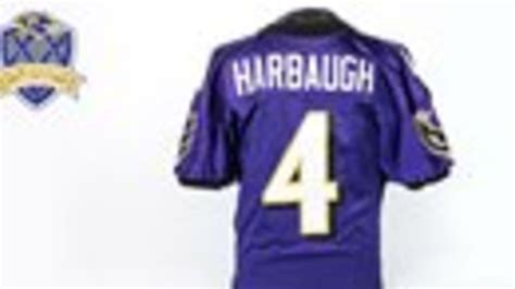 20 Ravens Relics In 20 Years: Jim Harbaugh's Ravens Jersey