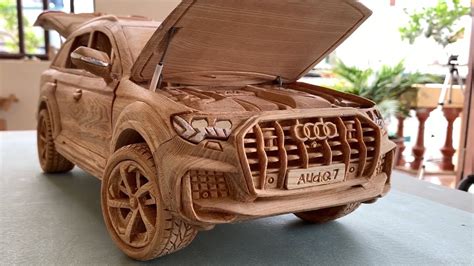 Wood Carving - Audi Q7 2021 (New Model) - Wooden Car - YouTube