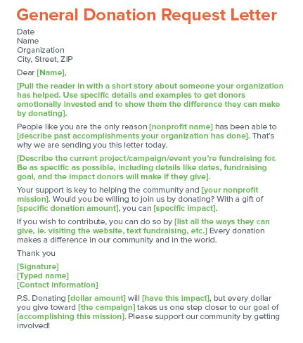 Sports Donation Letter Fundraising - Infoupdate.org