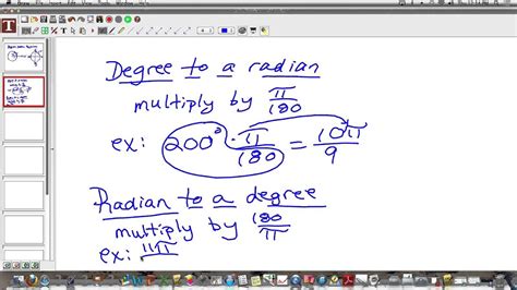 Degrees, Radians, Revolutions Notes - YouTube