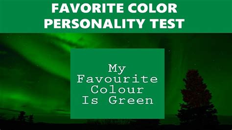 Green Favorite Color Personality Test Reveals Your True Personality Traits