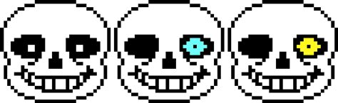 Download Just Some Sans Battle Faces I Made - Sans Face Pixel Art Maker ...