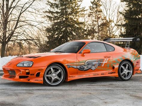 Paul Walker’s Orange Supra From F&F : Auctioned For Rs 4 Crore -Autonexa