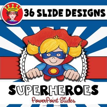 PowerPoint Template Superheroes Standard and Widescreen by PowerPoint ...