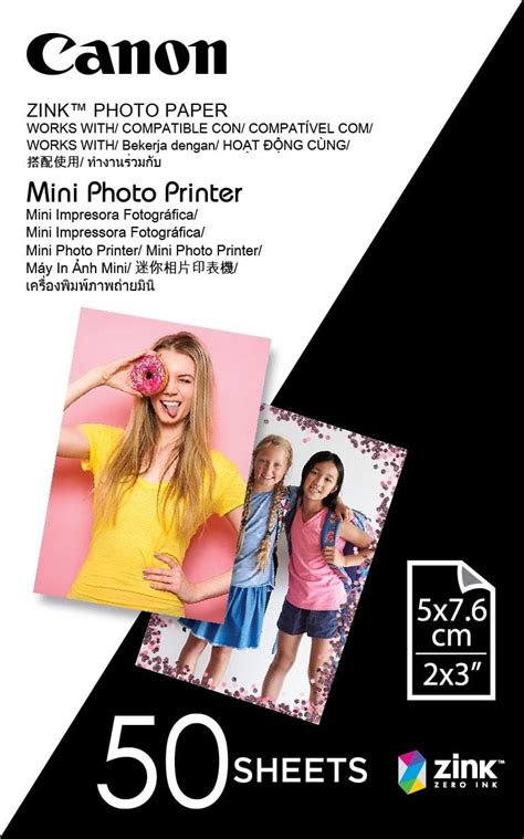 Buy Zink Photo Paper for Canon IVY Mini Photo Printer - 50 Sheets at Mighty Ape NZ