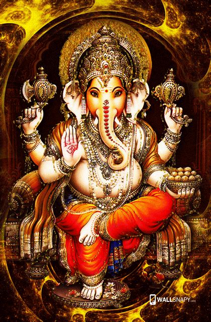 Lord ganesh grand look hd wallpaper high quality wallpaper for your mobile. Download lord ganesh ...