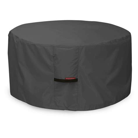 Porch Shield 100% Waterproof Heavy Duty Round Fire Table Cover Black – EASONE LLC