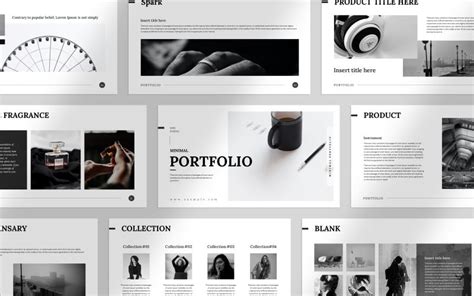 Clean Minimal Portfolio Presentation Template