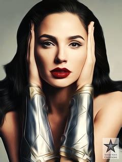 Oil Painting Gal Gadot Wonder Woman | Hi Gal Gadot ! I hope … | Flickr