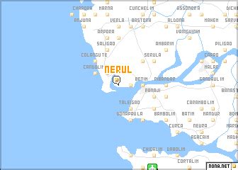 Nerul (India) map - nona.net