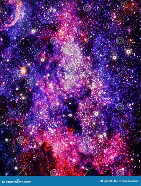 Galaxy Trippy Digital Psychedelic Artwork Art Painting Stock Illustration - Illustration of ...