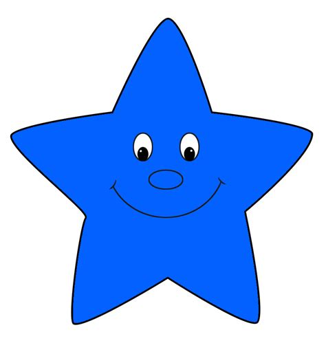 Blue Star Clip Art