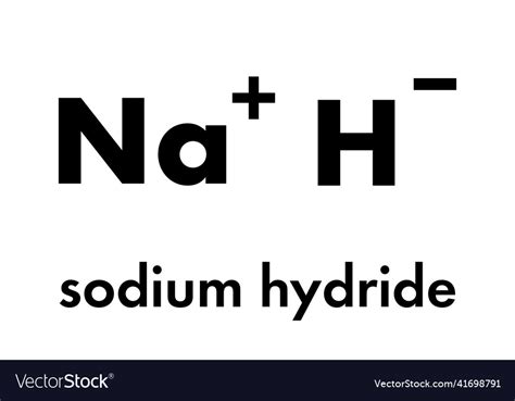 Sodium hydride chemical structure skeletal formula