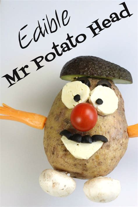 Edible Mr Potato Head – Easy Cheesy Vegetarian