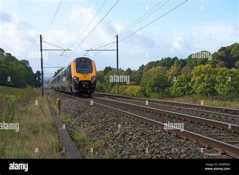 A West Midlands Railway DMU train on the Lickey bank, Worcestershire ...