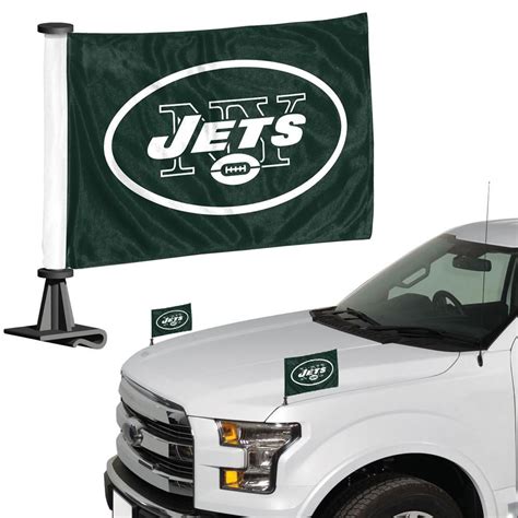 Fly the New York Jets car flag to show you are a top notch super fan. | New sports cars, New ...