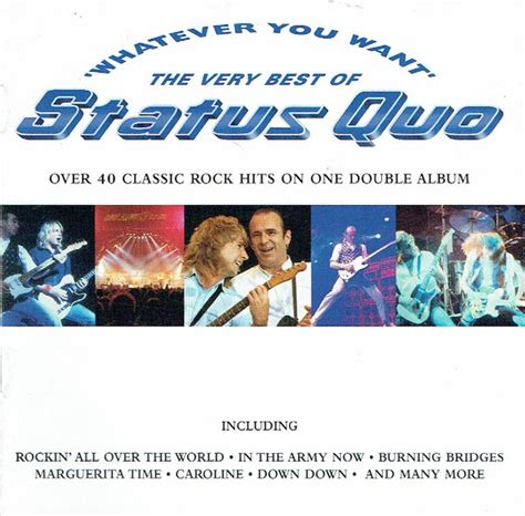 Status Quo – Whatever You Want (The Very Best Of Status Quo) (UK ...