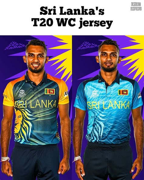 Beautiful New Jersey Of Sri Lanka Cricket Team ICC Cricket World Cup ...