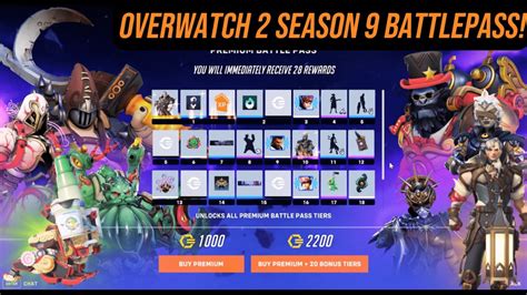 Buying Season 9 battle Pass! || Let's Dive into New SEASON 9 SKINS || Overwatch 2 - YouTube