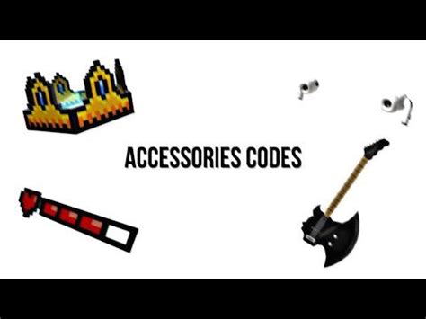 an image of some accessories that are in the style of video game characters and text