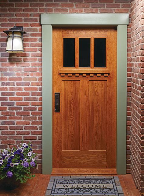 Craftsman Entry Door | Woodworking Project | Woodsmith Plans Craftsman ...