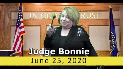 Judge Bonnie June 25 2020 - YouTube