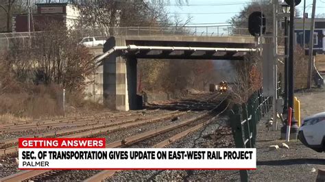 Secretary of Transportation gives update on East-West Rail project